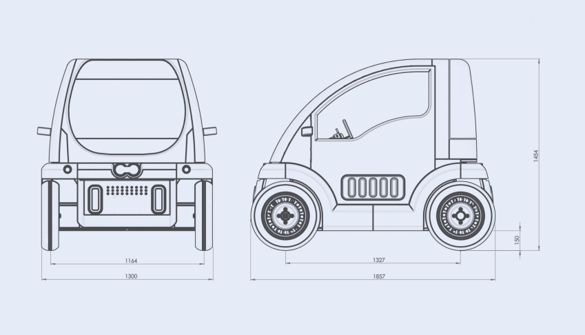 AUTOMOBILE : Tiny - La première micro voiture électrique avec